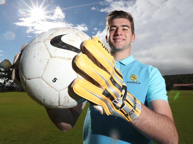 3.8.2017.Goalkeeper Jamie Signorello was the only SA player in the Australian under-17 squad for the ASEAN championships.    pic tait schmaal.