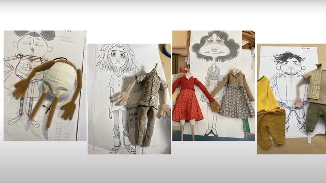 Handmade puppets