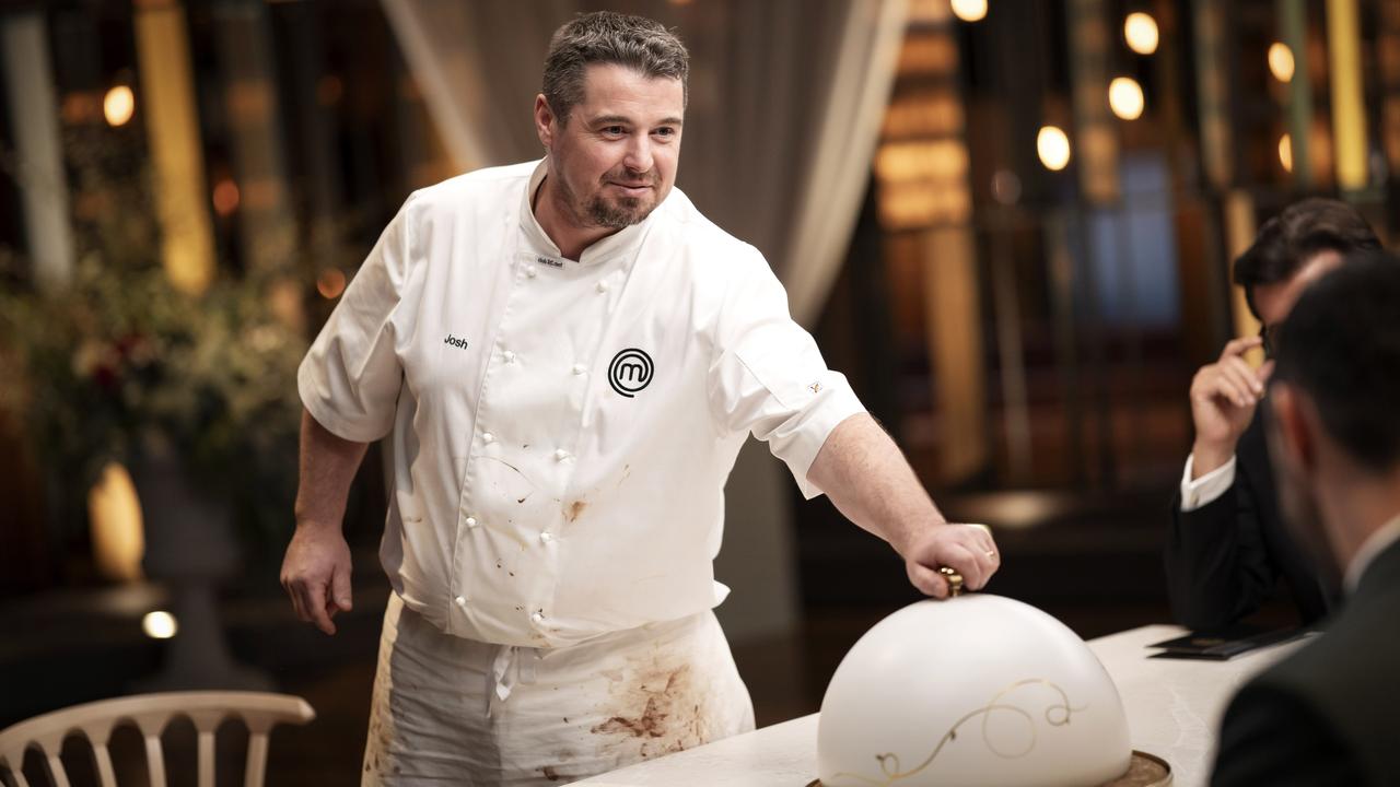 Josh "Pezza" Perry during the MasterChef 2024 Grand Finale. Picture: Supplied.