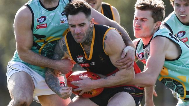 Jai Burns in action for Fitzroy Stars. Picture: Nathan McNeill