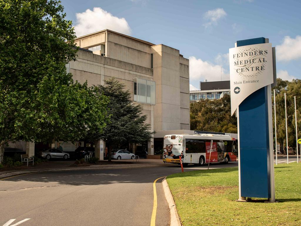 The mother and her child are said to be stable at the Flinders Medical Centre. Picture: Mike Burton/AAP