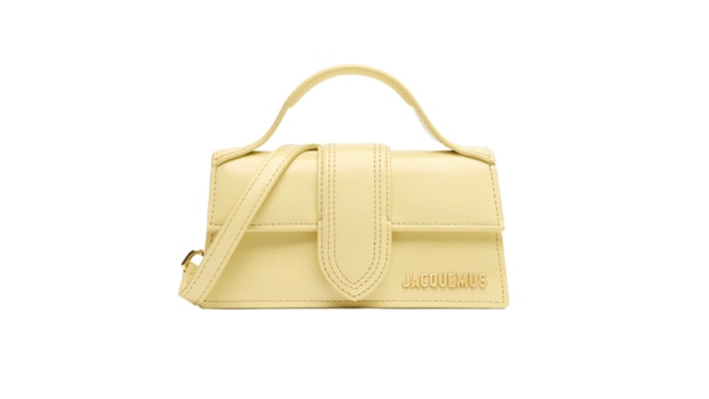 The Bambino Bag In Pale Yellow, $1150 from Jacquemus