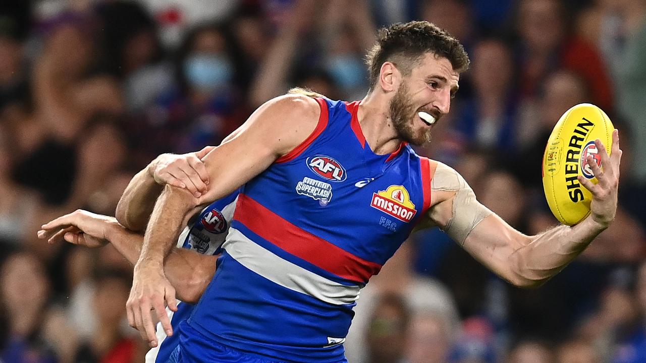 Marcus Bontempelli will miss the Bulldogs’ clash against Port Adelaide. Picture: Quinn Rooney/Getty Images)