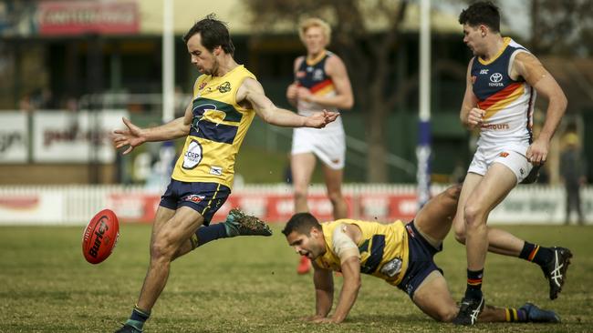 Chris Hall returns for the Eagles. Picture: Mike Burton/AAP