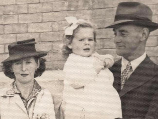 Kathleen, Judy as a toddler, and Bob.