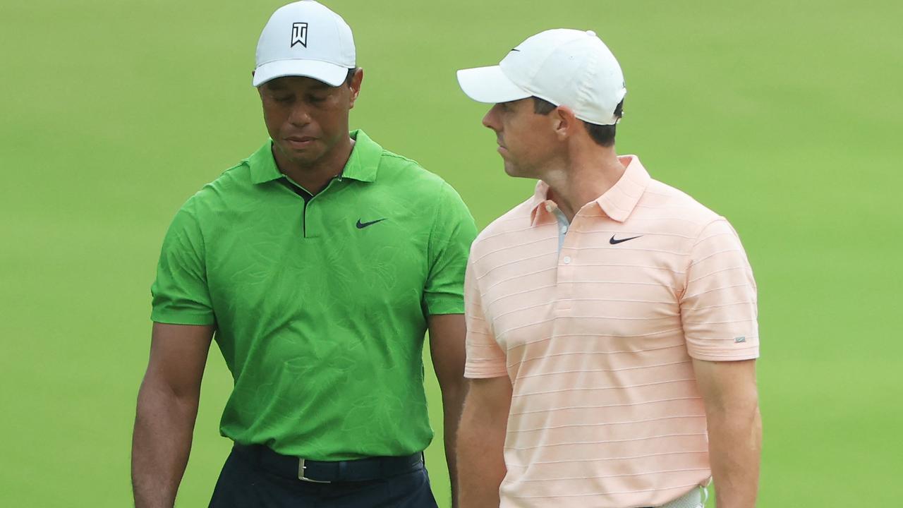 Tiger Woods and Rory McIlroy have been vocal critics of LIV Golf. Picture: Getty Images