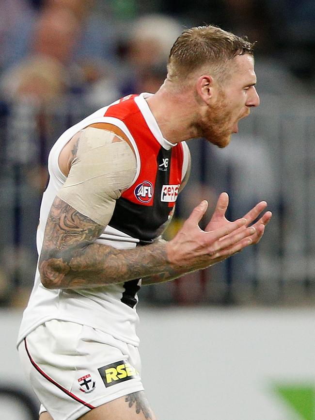 Tim Membrey has gone from this ... Pic: Getty Images