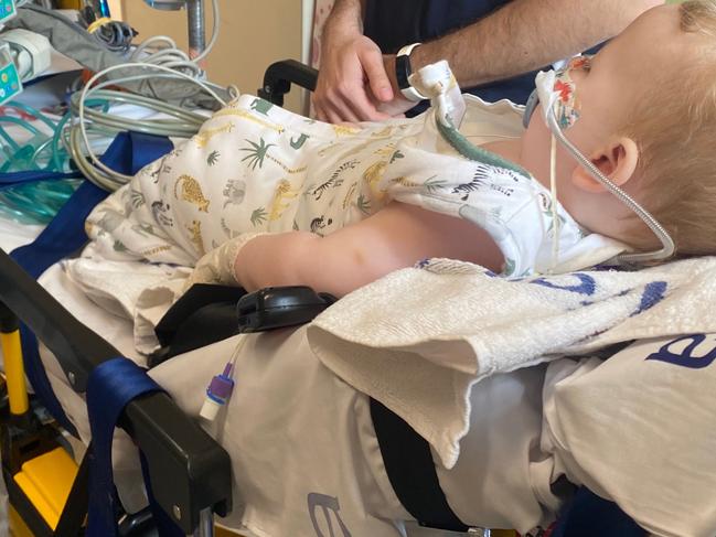 NETWORK FIRST USE ONLY- NETWORK NEWS PREMIUM CONTENT: NO THE AUSTRALIAN/NO NEWS.COM/NO SKY NEWS  - Henry, from rural Victoria, was admitted to hospital several, times in 2022 with severe heart and breathing problems caused by RSV. Supplied