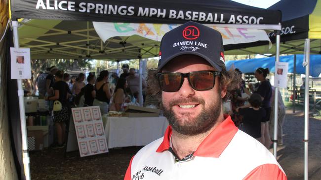 Alice Springs Baseball Association president Nathan Mitchell. Picture: Gera Kazakov