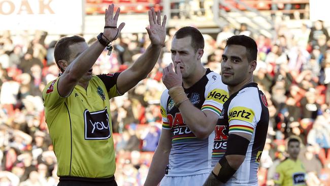 Three contrary conduct charges can result in a suspension. AAP Image/Darren Pateman.