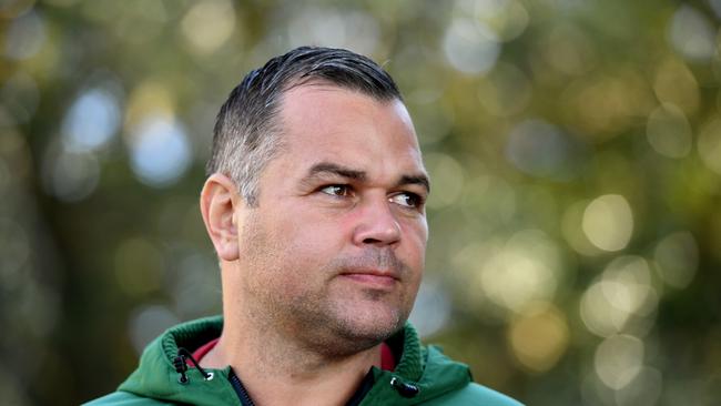 Former South Sydney coach Anthony Seibold says he wasn’t responsible for Michael Maguire’s sacking. (AAP Image/Joel Carrett) 