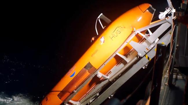 One of Deep Sea Vision's drones it plans to use to search for MH370. Picture: 60 Minutes/Nine.