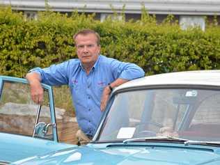 David Jones with his 1964 Humber Vogue. Picture: Ebony Graveur