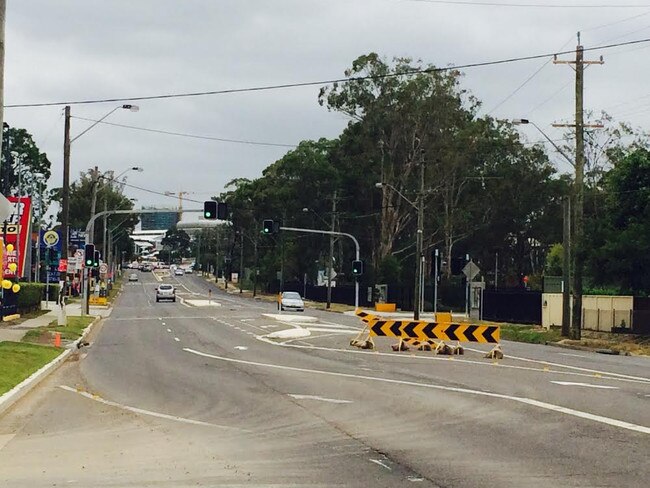 Richmond Rd at Blacktown, near the showground. Generic Blacktown photos.