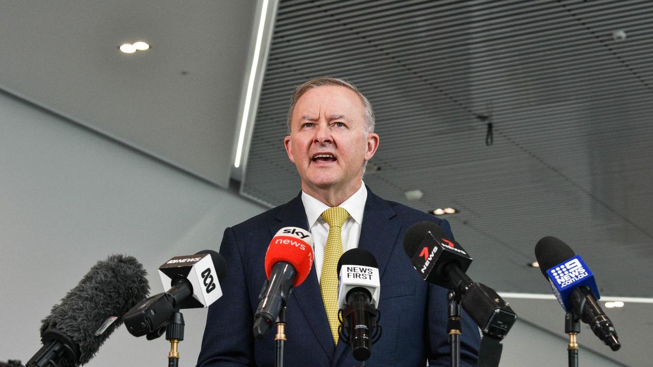 Opposition leader Anthony Albanese. Picture: NCA NewsWire / Flavio Brancaleone