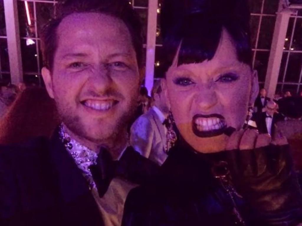 Met Gala 2016 on social media ... Derek Blasberg and Katy Perry. Picture: Instagram