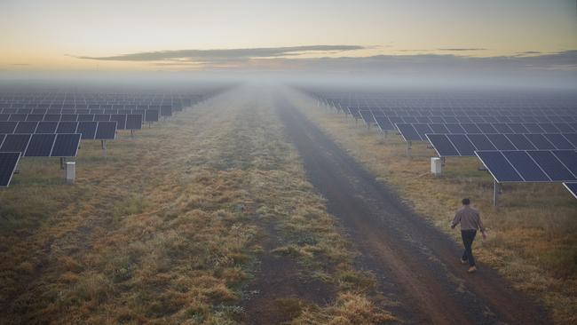 Tom Warren on his farm near Dubbo, NSW. Picture: Nick Cubbin