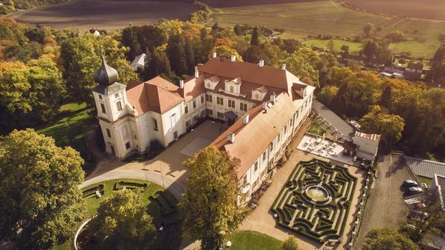 Zamek Loucen, the writer’s (temporary) home in Bohemia.