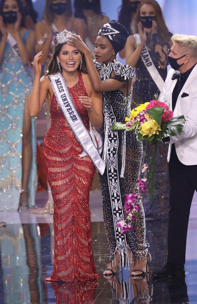 Miss Universe 21 Mexico S Andrea Meza Wins Pageant As Australia S Maria Thattil Misses Out Herald Sun