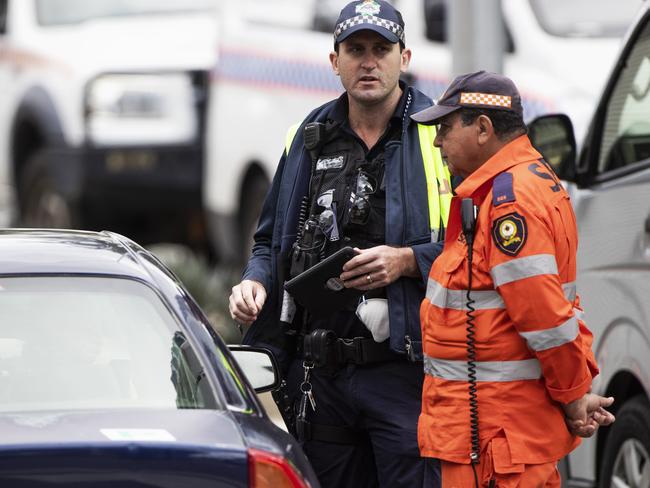 The Premier has hinted that there is a chance of a hard border lockdown if NSW cases head north beyond Newcastle.Police and army at the Queensland border.Picture: NIGEL HALLETT