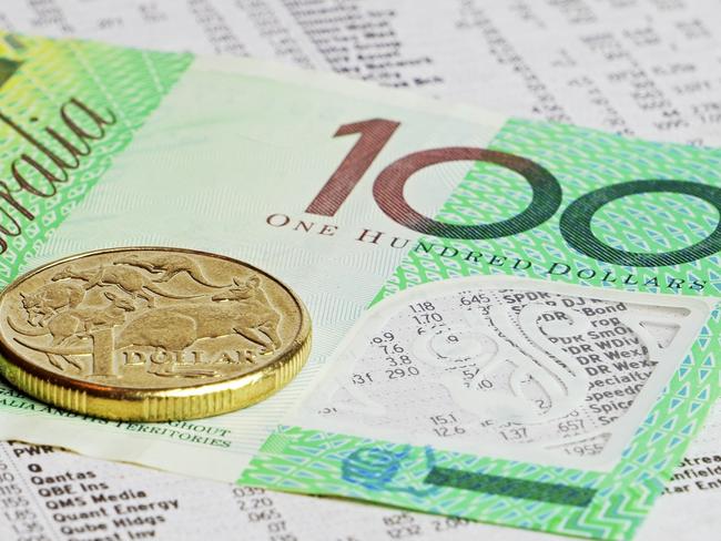 Australian money, notes, coins, income, generic, sharemarket