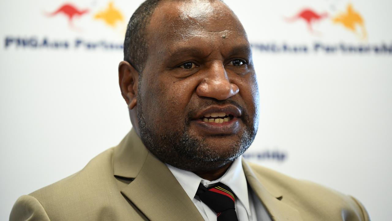 Papua New Guinea Prime Minister James Marape. Picture: AAP Image/Joel Carrett.