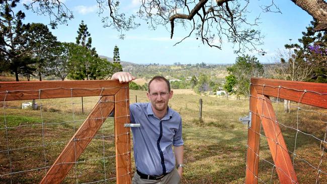 Scott Kovacevic at a Chatsworth B&B in Gympie. Picture: Renee Albrecht