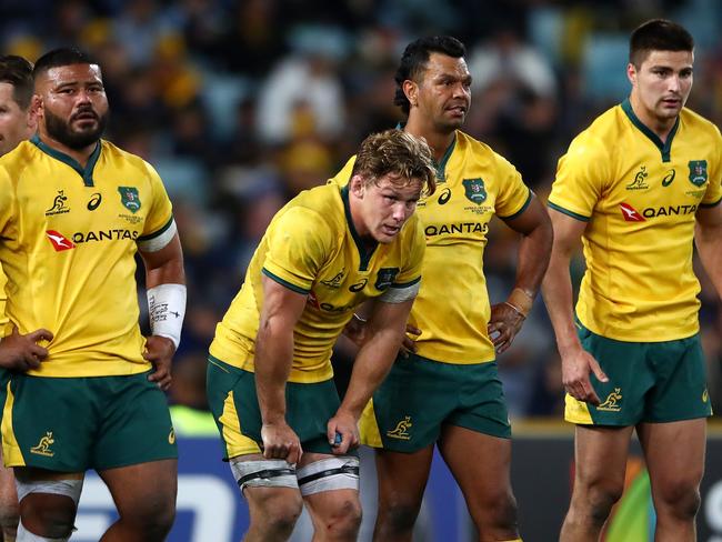 Michael Hooper looks like he’d give his big pay cheque for win against the All Blacks.