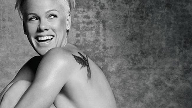 Pop Star Pink Goes Naked On Peta Poster To Protest The Wearing Of Fur Daily Telegraph