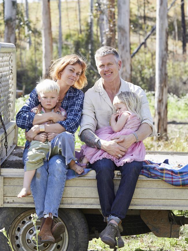 Matilda and Scott on the farm. Photo: Cath Muscat.