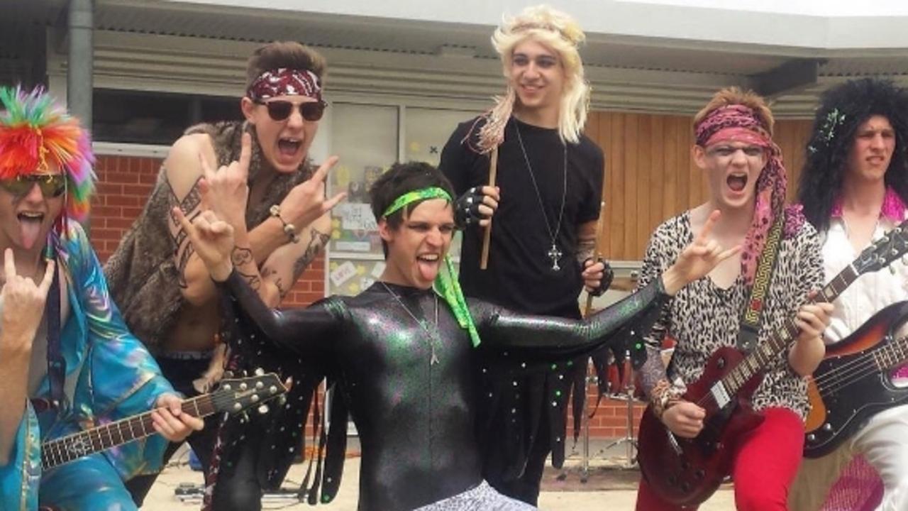 Nova breakfast radio host Liam Stapleton's muck-up day antics. Picture: Supplied.