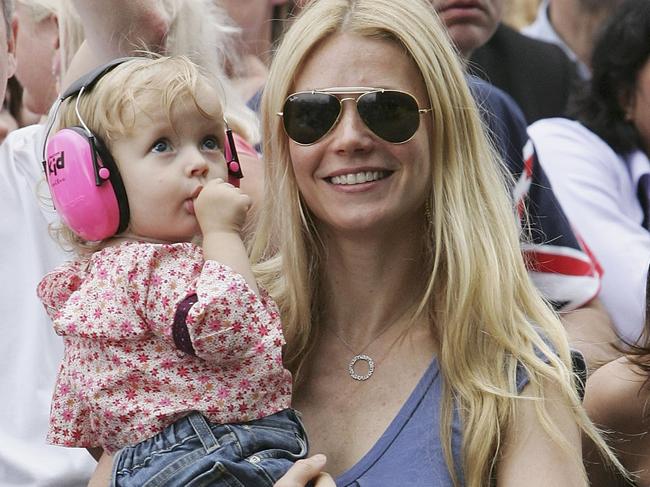 Paltrow and daughter Apple in 2005. Picture: Getty