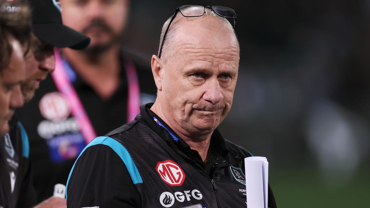 AFL 2023: Port Adelaide, Ken Hinkley coach, contract extension, straight  sets finals exit, David King comments, angry fans