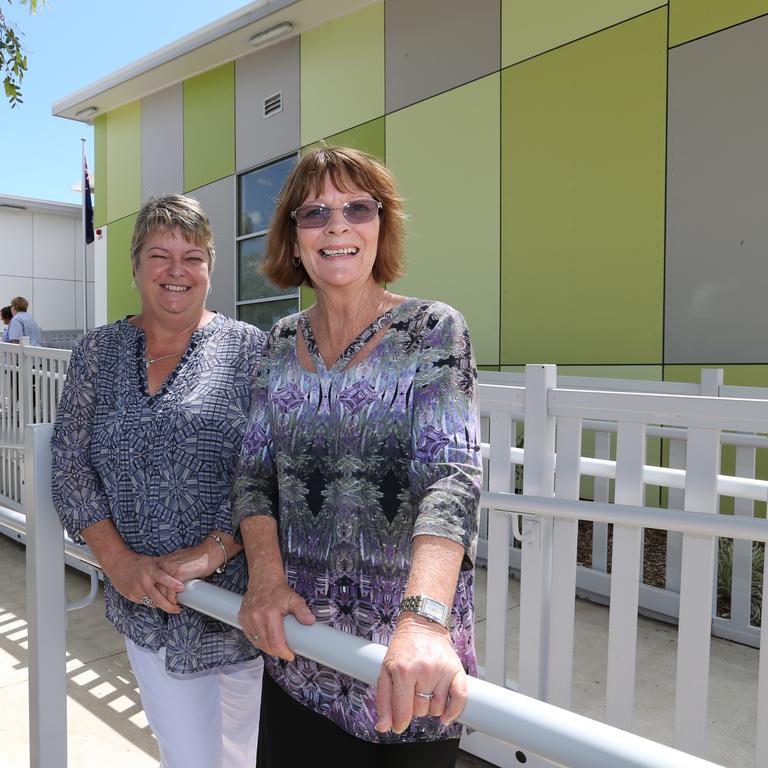 Debbie Elliott and Kris Jones were key community members who pushed for hospital facilities in Moura in 2016. Picture: Supplied