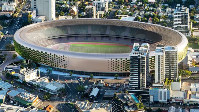 The new Gabba would seat 55,000.