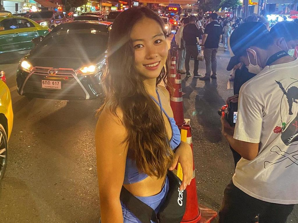 Mhyochi pictured during a trip to Thailand. Picture: Instagram/Mhyochi