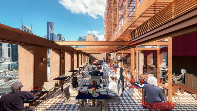 Mid-Air is a new rooftop restaurant opening at Melbourne Place in the city this October.