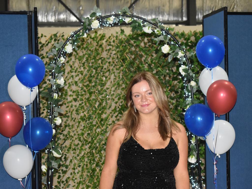 Amber Ernst at Stanthorpe State High School's 2023 formal (Photo: NRM)