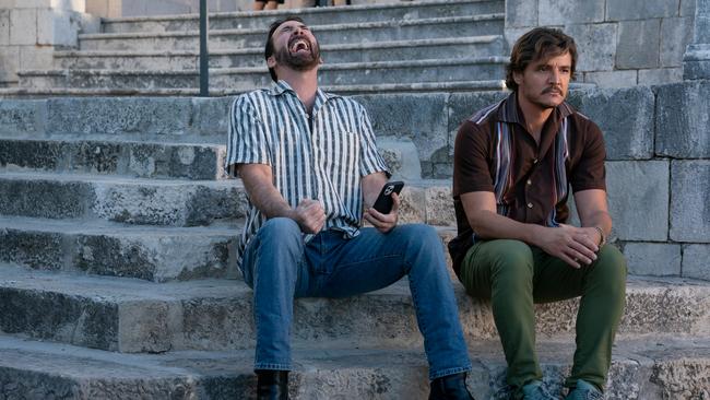 Nicolas Cage and Pedro Pascal in The Unbearable Weight of Massive Talent. Picture: Lionsgate