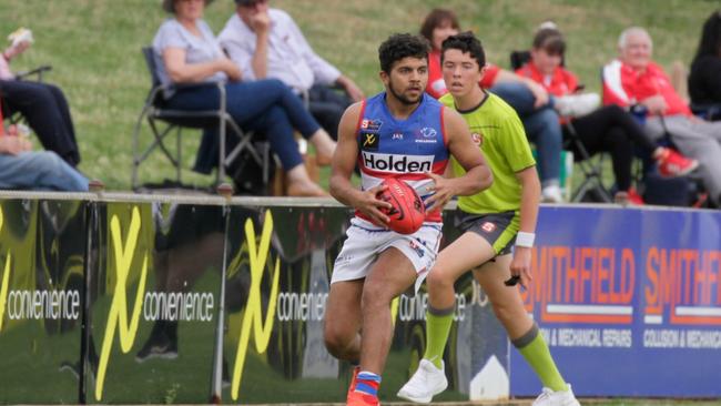 Former Central District midfielder Ari Rigney has been a bull for Kapunda this season. Picture: Central District Football Club