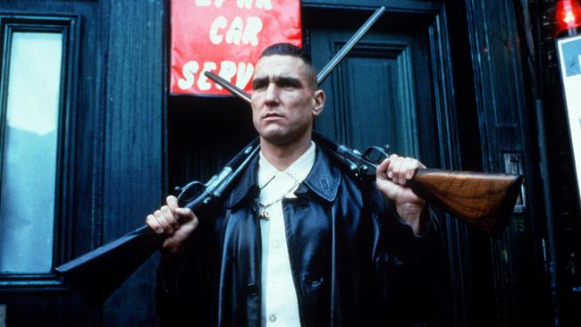 Vinnie Jones acting in the 1998 film ‘Lock, Stock and Two Smoking Barrels’.