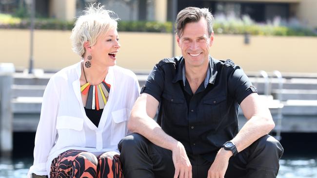 Power duo ... Amanda Keller and Brendan Jones are on top of the radio ratings. Picture: Adam Taylor