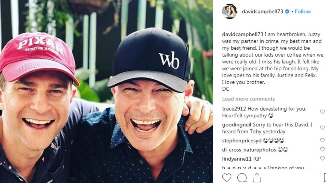 David Campbell’s post after learning about his best friend, chef Justin Bull's death.