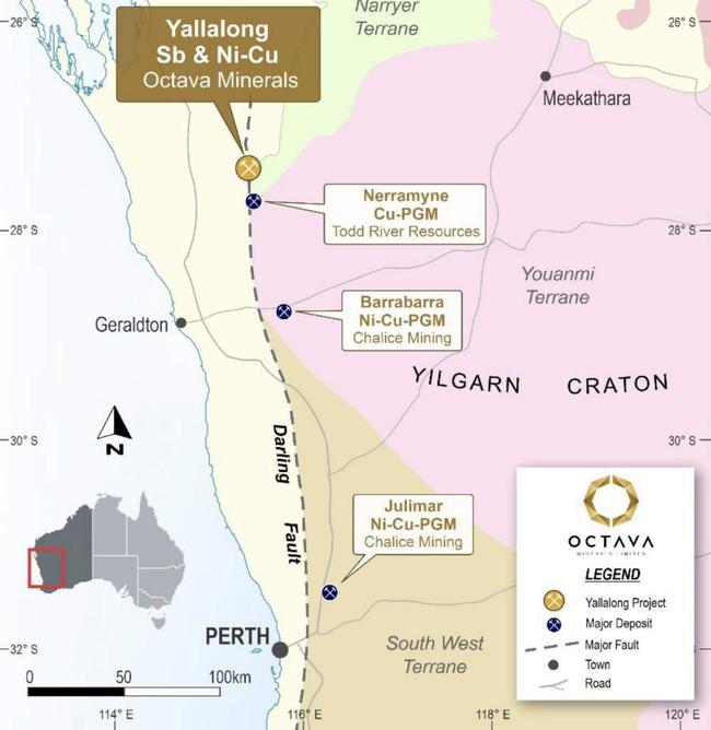 The Yallalong antimony project. Pic: Octava Minerals