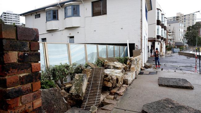 Aftermath of the severe storm on Northern Beaches. Fairy Bower is left damaged