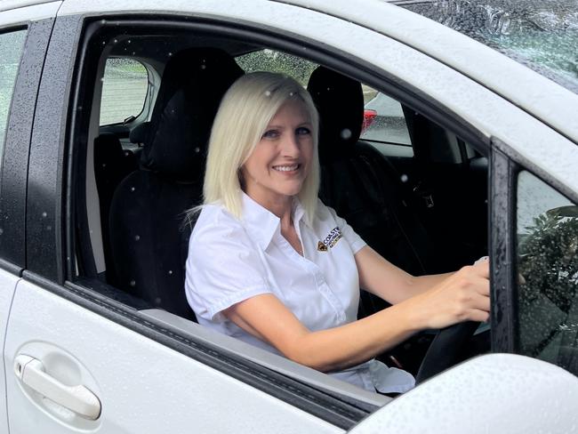 Sunshine Coast instructor Sue Ottaway from Coastwide Driving School. Photo:contributed.