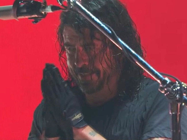 Dave Grohl at LA FireAid.