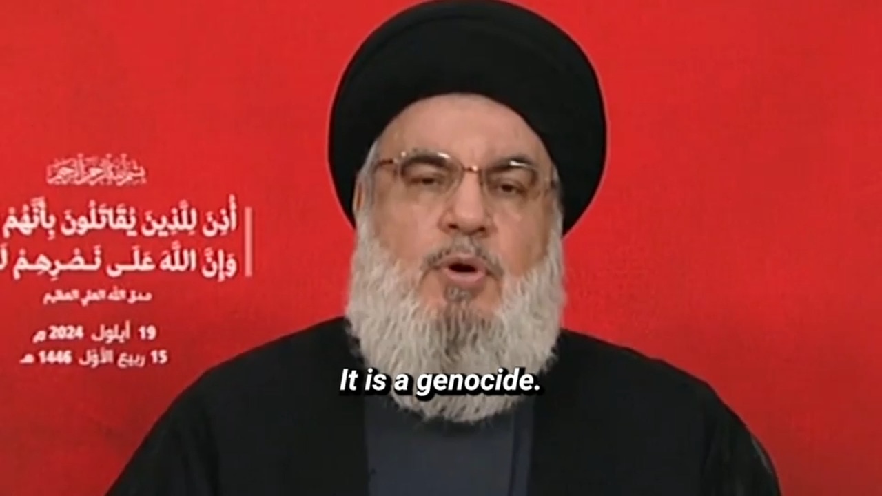 Beirut on edge as Hezbollah chief blames Israel for 'massacre'