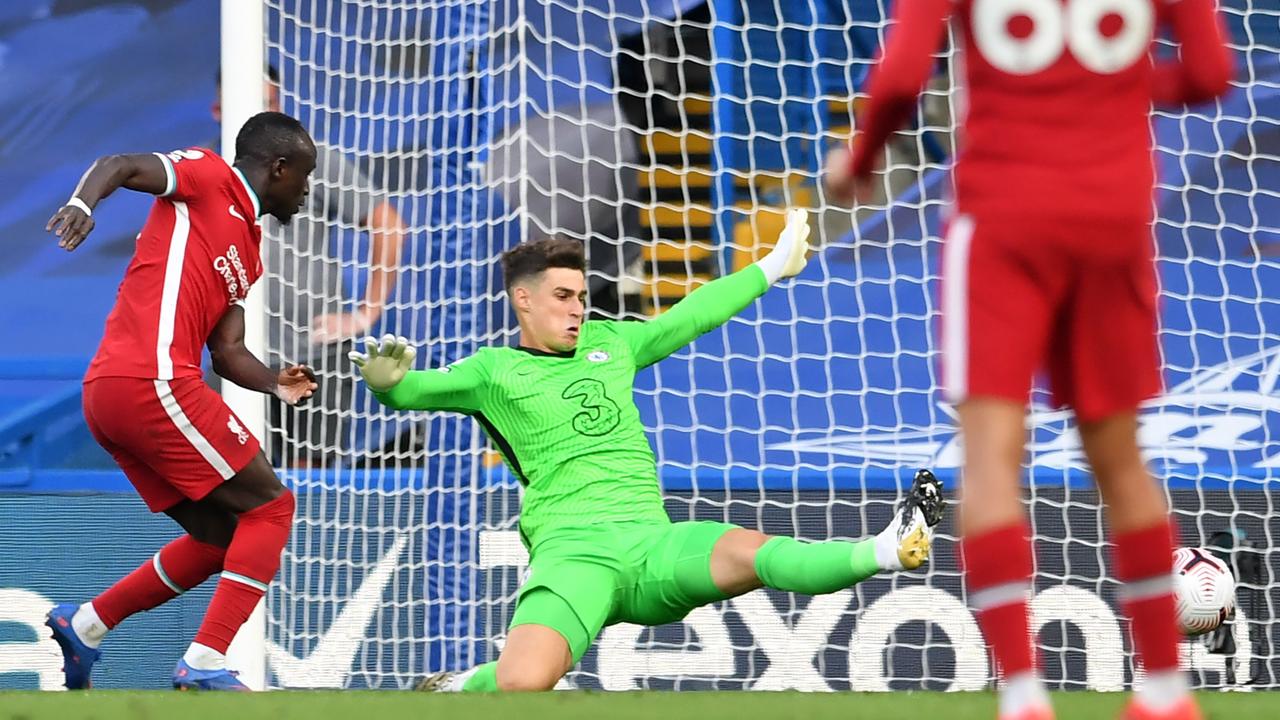 Sadio Mane made the most of Kepa Arrigabalaga’s latest blunder.