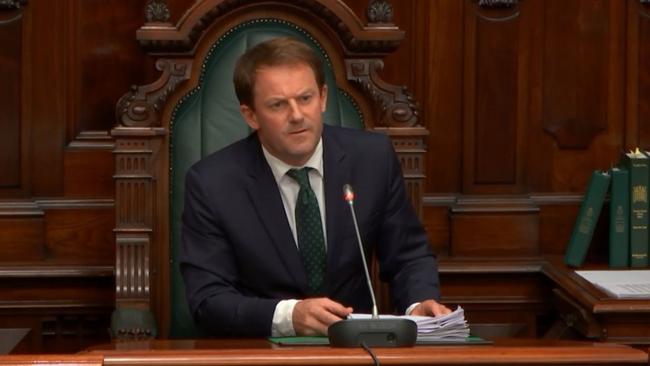 Speaker Josh Teague has announced a parliamentary inquiry into Mr Duluk’s conduct will not continue.